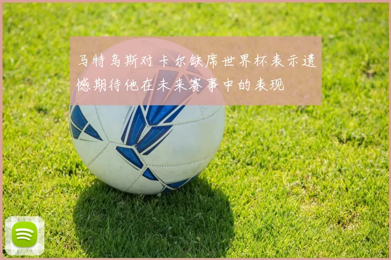 马特乌斯对卡尔缺席世界杯表示遗憾期待他在未来赛事中的表现